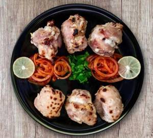 Chicken Dahi Garlic Tikka (6 Pcs)