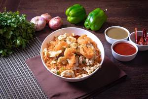 Prawn chilli garlic fried rice