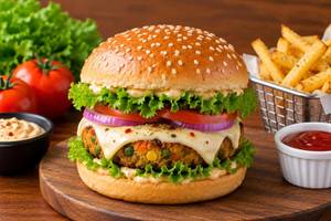 Veg Cheese Burger