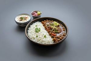 Chole Chawal With Raita