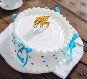 Happy Birthday Golden Tags Waite Forest Design Cake