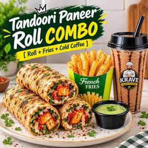 Tandoori Paneer Tikka Roll Combo