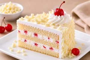 White forest pastry