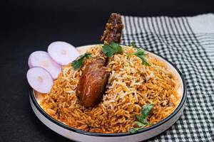 Chicken fry Biryani Half