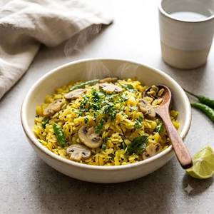 Mushroom Poha