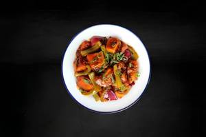Paneer chilli dry