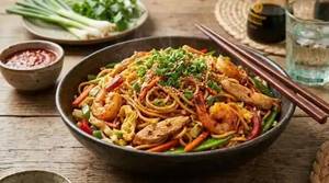 Schezwan Mixed Hakka Noodles