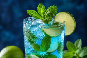 Blue heaven mojito