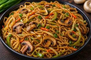 Mushroom Chowmein