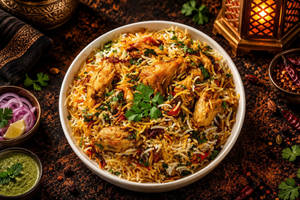 Chicken Hyderabadi Dum Biryani