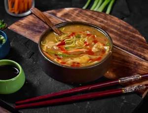 Veg Burnt Garlic Soup