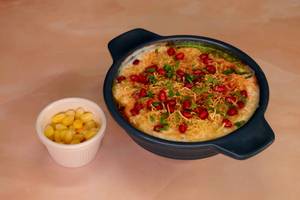 Corn Tikki Dahi chat