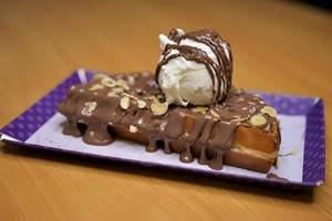 Nutella Waffle Half
