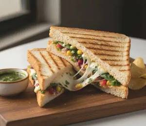 Veg Cheese Grilled Sandwich        