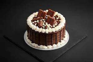 Eggless Choco Chips Cake