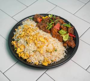 Egg Fried Rice (500g) + Chilli Chicken (250g)