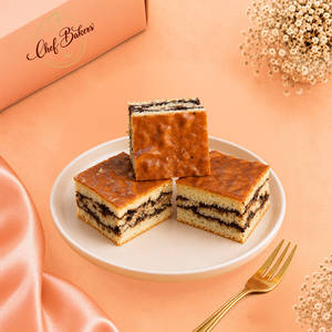 Chocolate Marble Lava Slice
