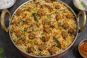 Soya biryani