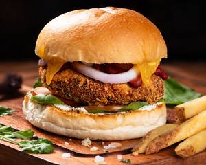 Harissa Veg Burger
