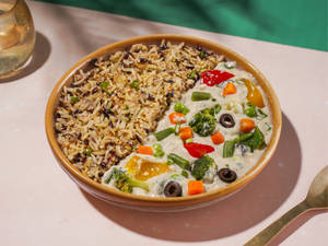 Cheesy Veggie Risotto Bowl