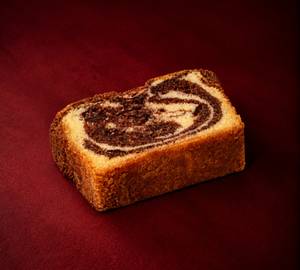 Marble tea cake slice