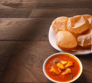 Aloo Puri (5Pieces) without onion Garlic