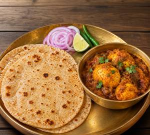 Roti with egg kosha 