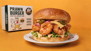 Habibi Prawn Crunch burger
