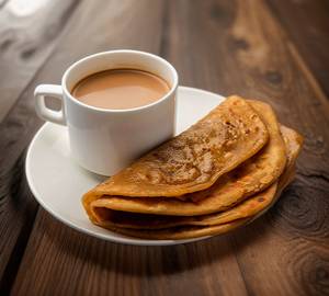 Paratha With Milk Tea ( 2 Paratha)