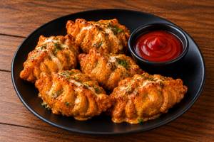 Butter Chicken Fried Momos