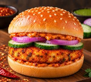 Tandoori Paneer Burger