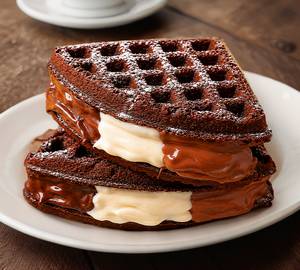 Triple Chocolate Waffle