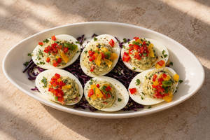 Avocado Deviled Eggs