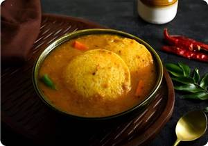 Sambar Idly [2 Pieces]