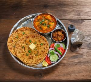 2 Pyaaz Paratha  No Chhola