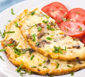 Mushroom Cheese Omlet
