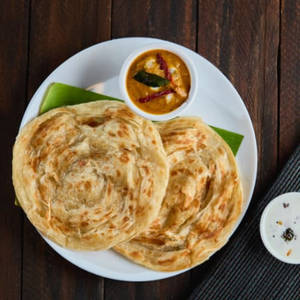 Malabar Paratha [2 Pieces] With Korma
