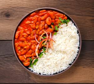 Mixed Rajma With Rice