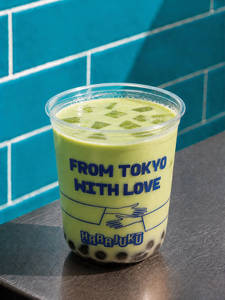 Iced Boba Matcha Latte