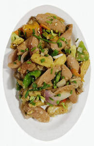 Butter Garlic Vegetables With Chicken Sausage