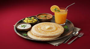 Set Dosa 3pcs + Orange Juice