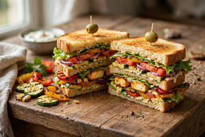 Veg Club Sandwich