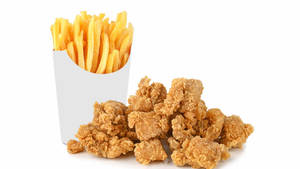 Kfc Chicken Popcorn & French Fries