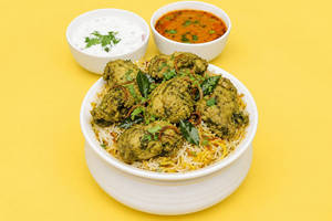 Spicy Karivepaku Fry Piece Chicken Biryani