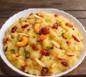 Ghee Suji Halwa With Dry Fruits [250 ml]