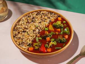 Hot Garlic Vegetable Bowl