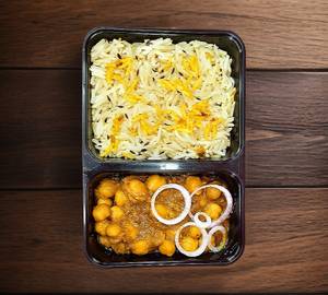 Chole + Chawal (Zeera Rice) Combo