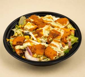 Spicy Paneer Patty Salad