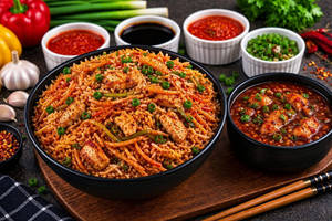 Chicken Combination Triple Rice