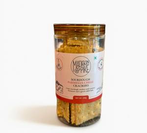 Sourdough Parmesan Chilli  Crackers (230 Gm)